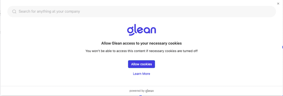 Glean 3P Cookie Access Request